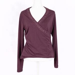 PS of Sweden Honore Wrap Base Layer Hortensia Purple Women's MEDIUM Equestrian